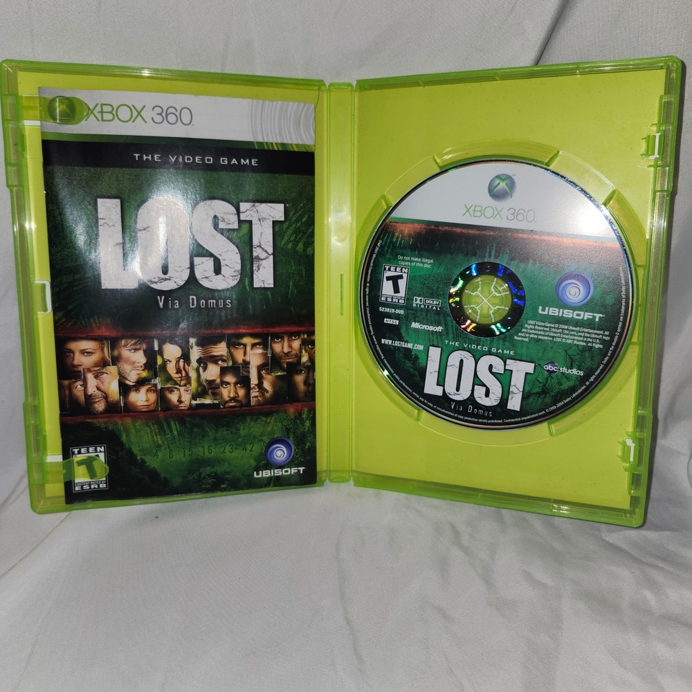 Lost Via Domus Xbox 360 Video Game Ubisoft ABC Studios 2008 NTSC CIB
